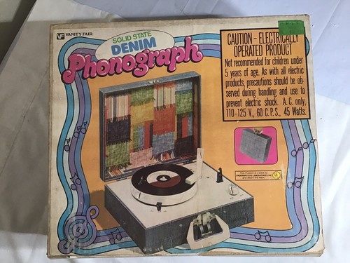 vintage portable record player phonograph