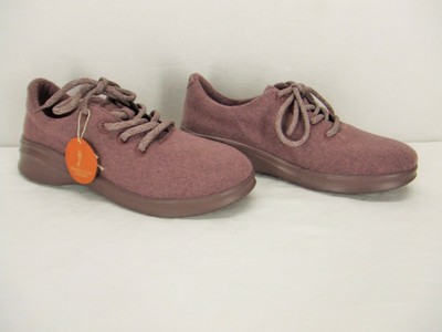 J Sport by Jambu Mauve Crane Wool Lace-Up Comfort Shoe Womens Size 8 Brand New