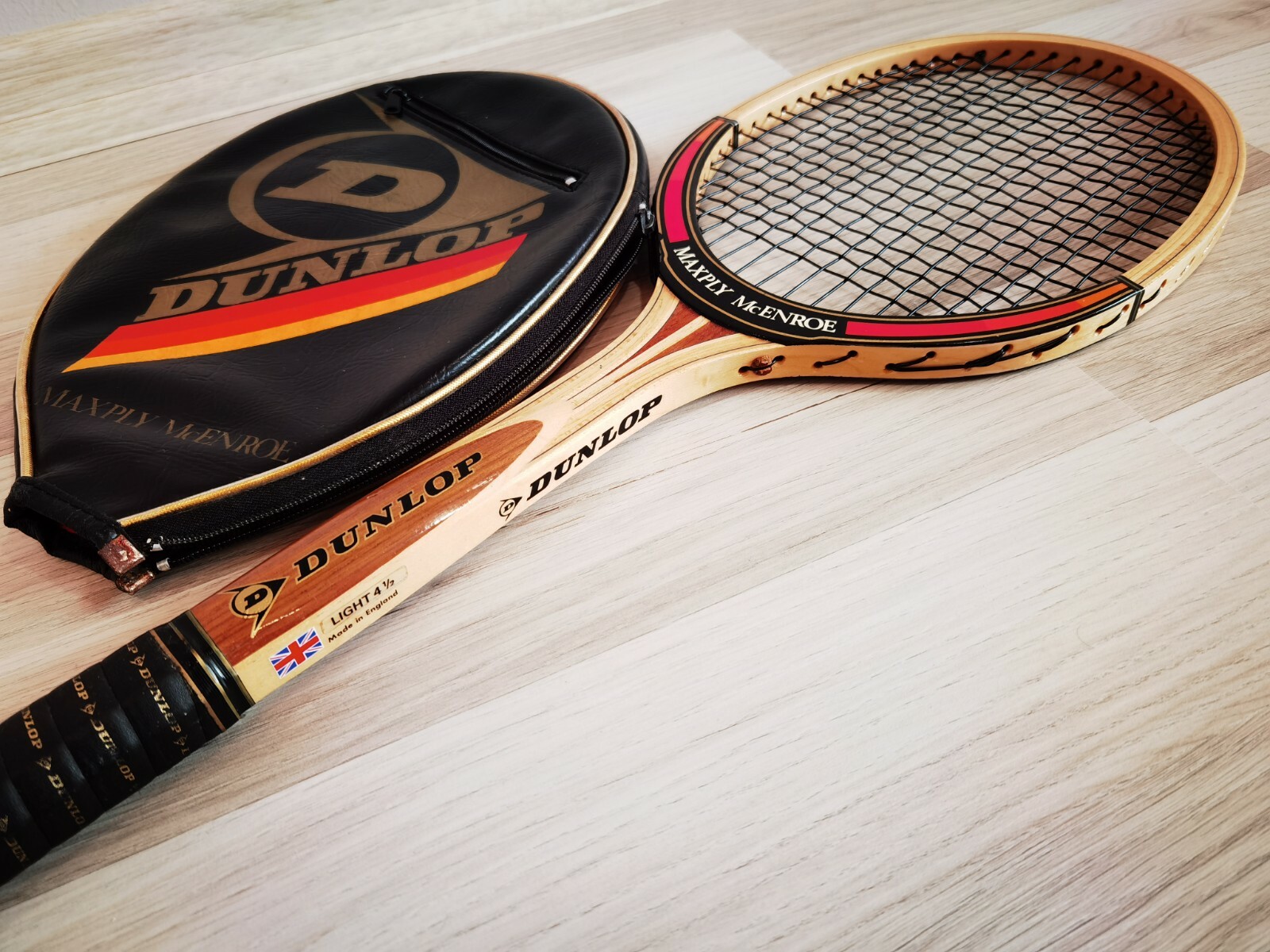 期間限定セール Tennis Racquet eBay | 1/2 4 Light McEnroe Maxply Dunlop ラケット(硬式用)