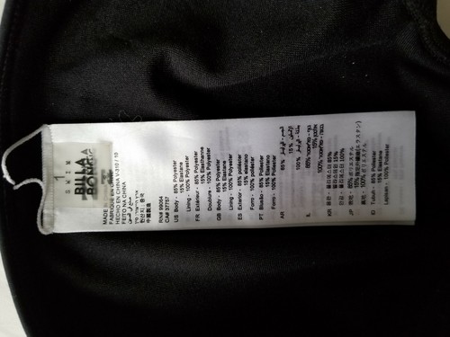 New Girls BILLABONG Black Macram Madness Swimsuit Bottom Size 1