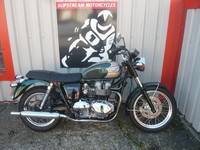Triumph Bonneville T 100 2005 CLASSIC RETRO NAKED BIKE 120 ROYAL LUGGAGE AMERICA