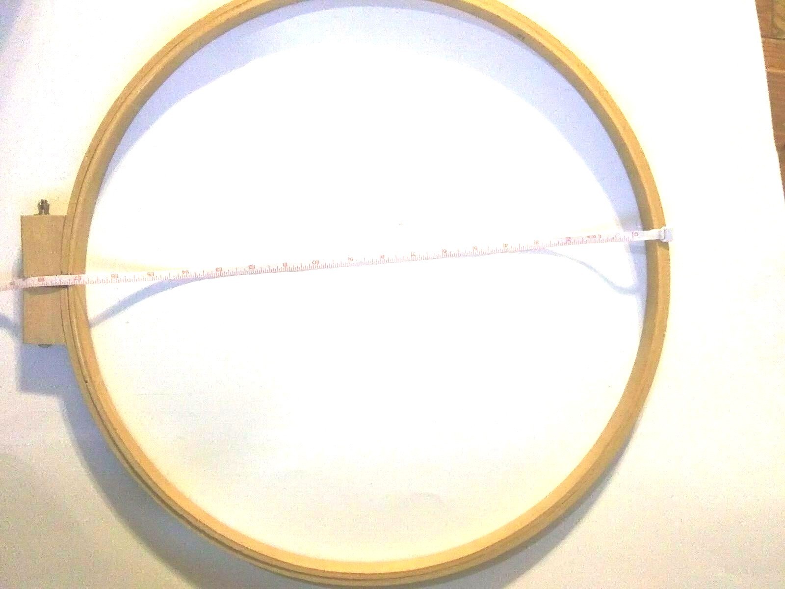 Vintage Embroidery Hoops Made of  Wood with Screws A Few Are Regular Hoop 18 In