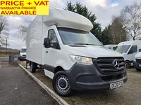 2020 Mercedes-Benz Sprinter 2.1 314 CDI LWB LUTON VAN TAIL LIFT  CHASSIS CAB Die