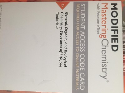 Modified MasteringChemistry with Pearson eText - Valuepack Access Card - for...