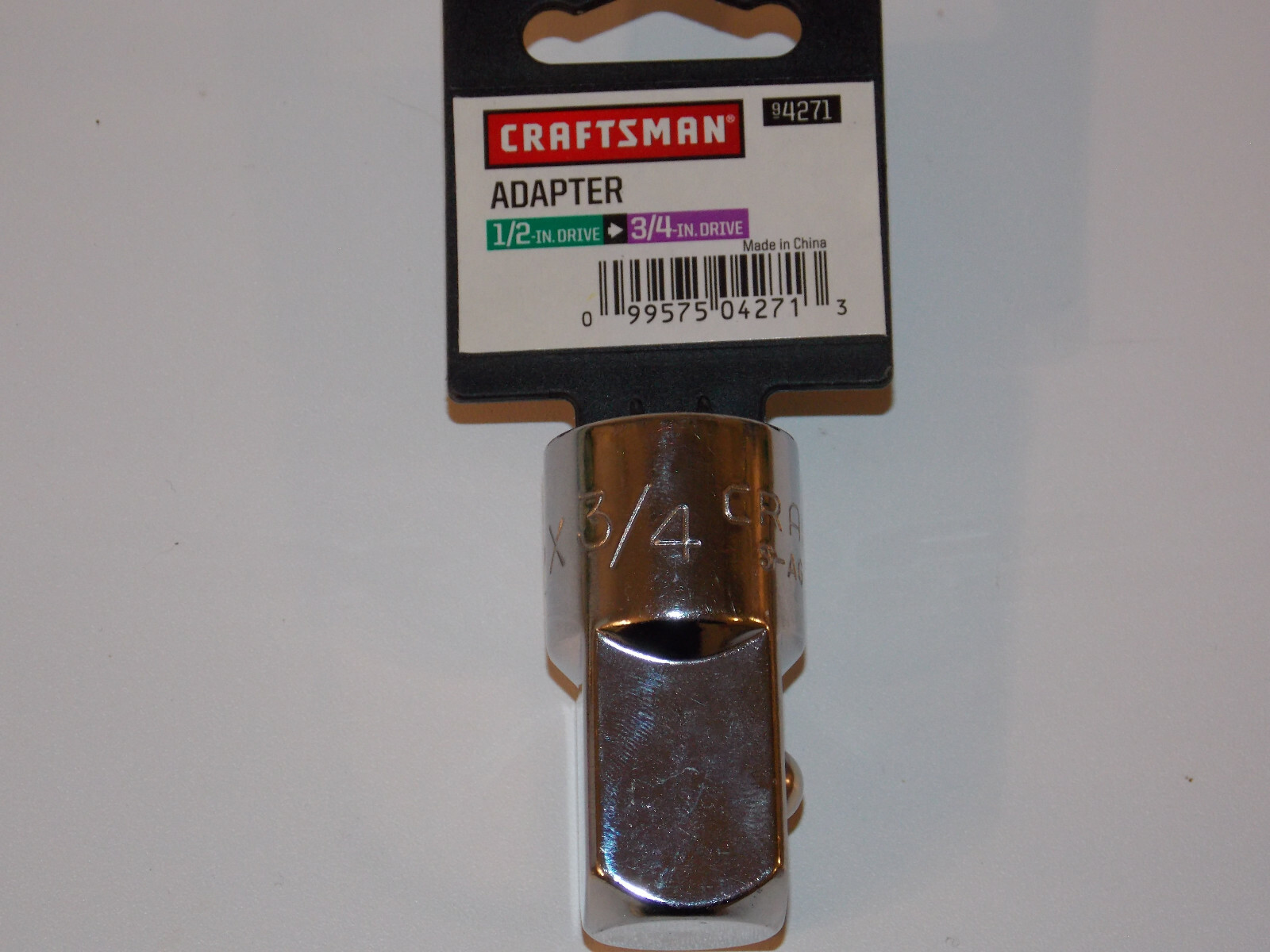 Craftsman 1/2" Female To 3/4" Male Ratchet Socket Adapter 4271 New