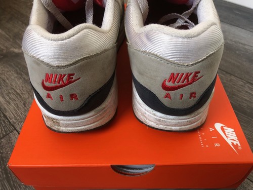 Detalles de NIKE MAX 1 og OBSIDIAN aniversario AIR UK 10US 11UE 45 Usado En Caja ver título original Detalles de NIKE MAX 1 og OBSIDIAN aniversario AIR UK 10US 11UE 45 Usado En Caja ver título original