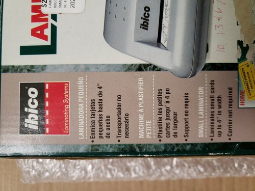 Ibico HL-4 Small Laminator Home/Office/School-New Old Stock-Free Shipping.