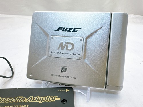 FUZE MD-P1 Silver Portable MiniDisc MD Player - Tested