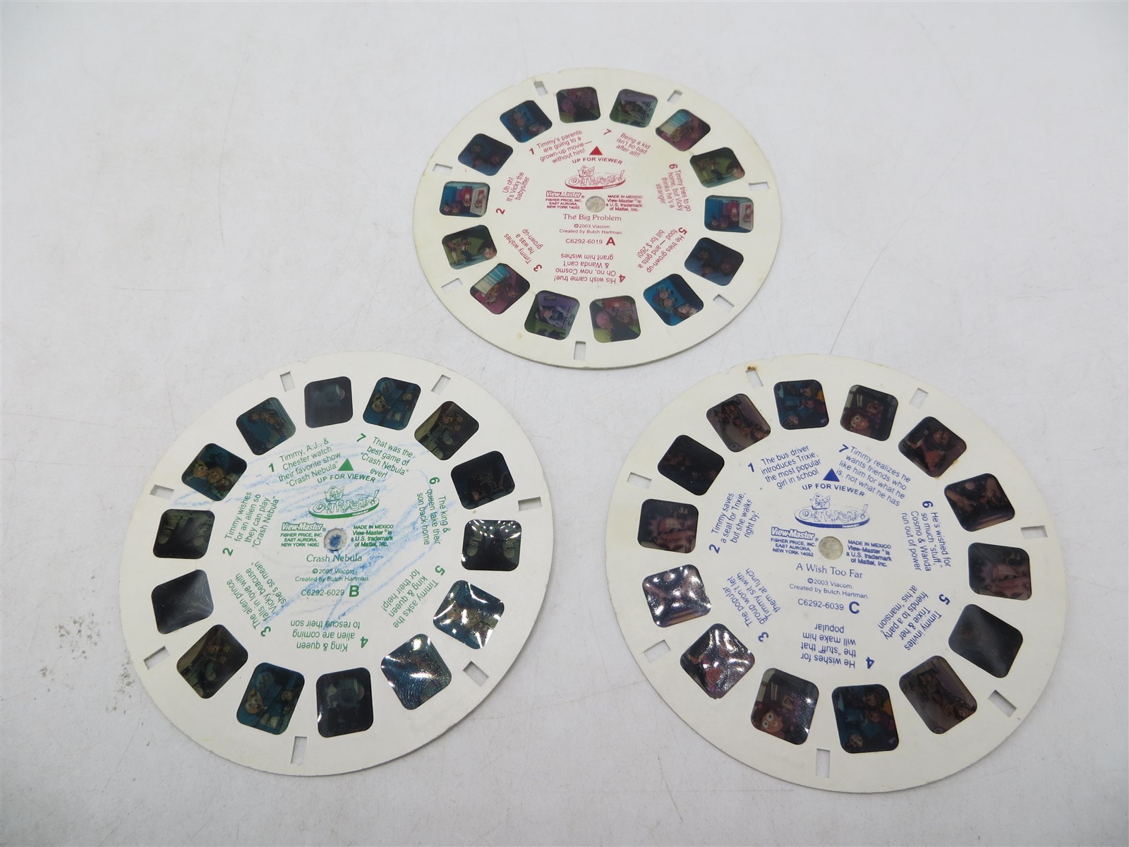 View-Master C6292, Fairly Odd Parents, Children's 3 Reel Set