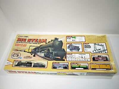 For Parts: Rare Life-Like Big Steam HO Scale 45”x36” Electric Train Set Vintage