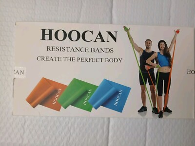 Hoocan Resistance Bands Elastic Exercise Bands Set for Recovery