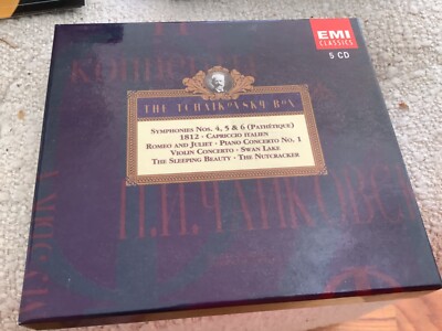 The Tchaikovsky Box 5 CD Set EMI Classics
