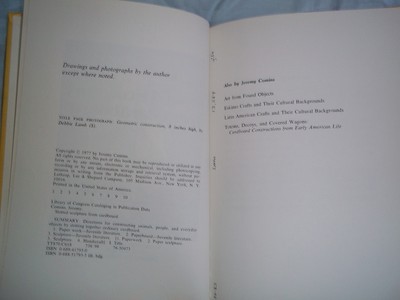 SLOTTED SCULPTURE  FROM CARDBOARD BY JEREMY COMINS - HARDBACK   -- OLD LIB BOOK