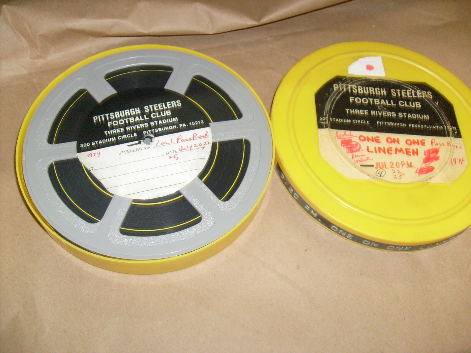 Film, Pittsburgh Steelers Football - 16mm  Linemen Pass R