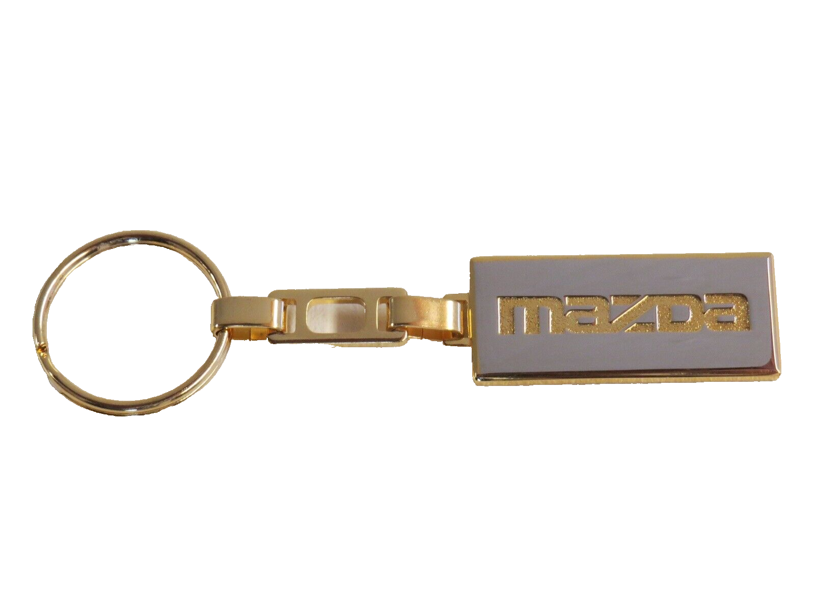 NEW Gold Keychain Keyring Fob for Mazda MX-5 Miata RX-7 Mazda3 Mazda6 CX-5 RX-8