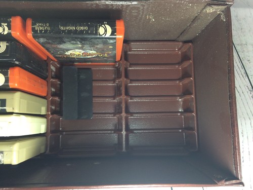 8 Track Carrying Case (holds 24) with 13 Tapes + Bonus item
