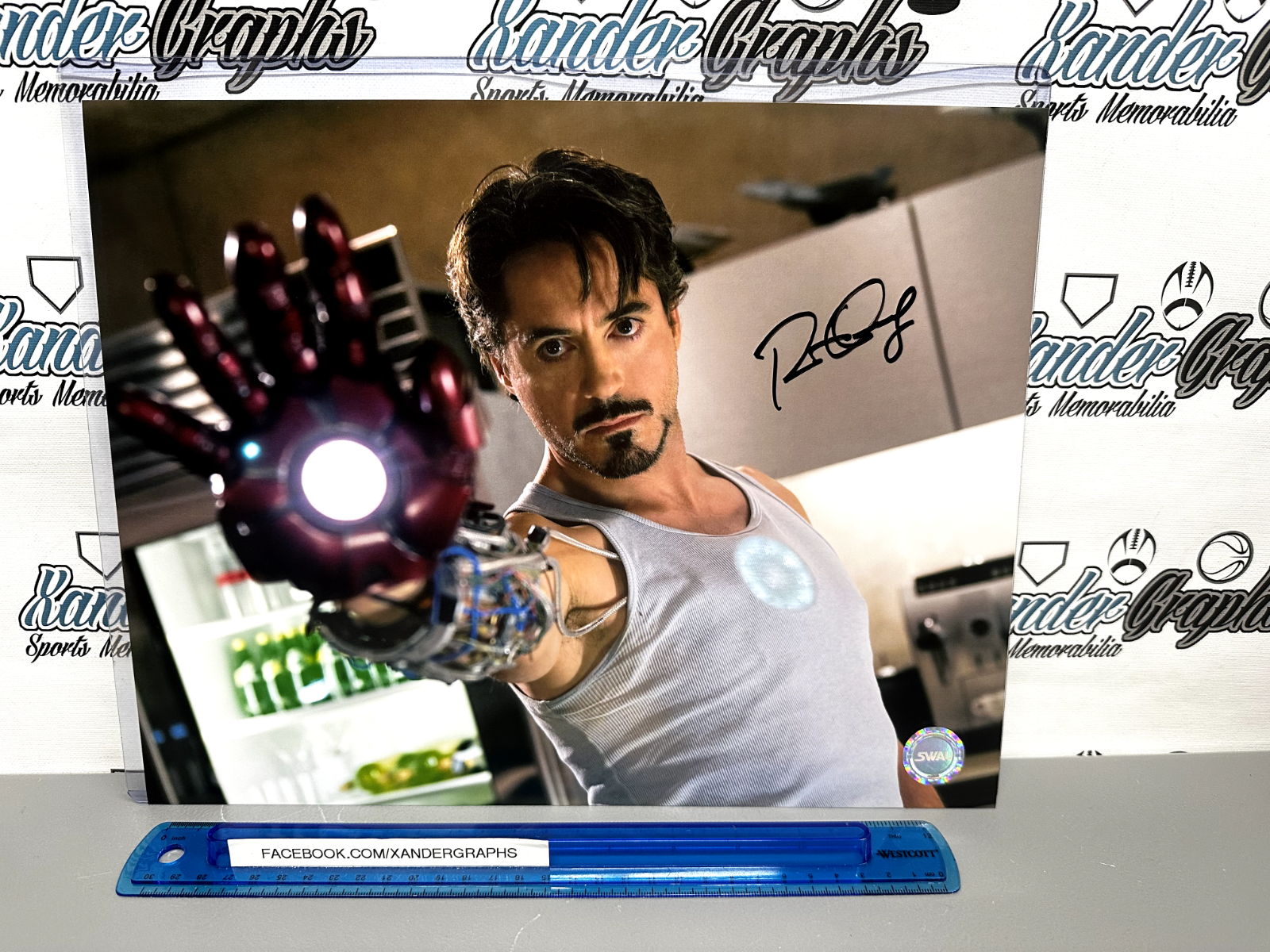 Robert Downey Jr. サイン 証明書付き Robert Downey Jr signed 3x5 Index Card PSA DNA Slab Avengers