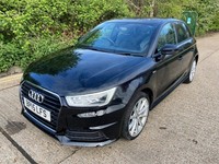 2015 Audi A1 1.4 TFSI S Line 5dr Black 68k Miles Years MOT Warranty £35 Road Tax