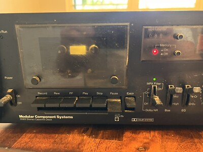 Working Vintage MCS Modular Component Systems 3563 Stereo Cassette Deck