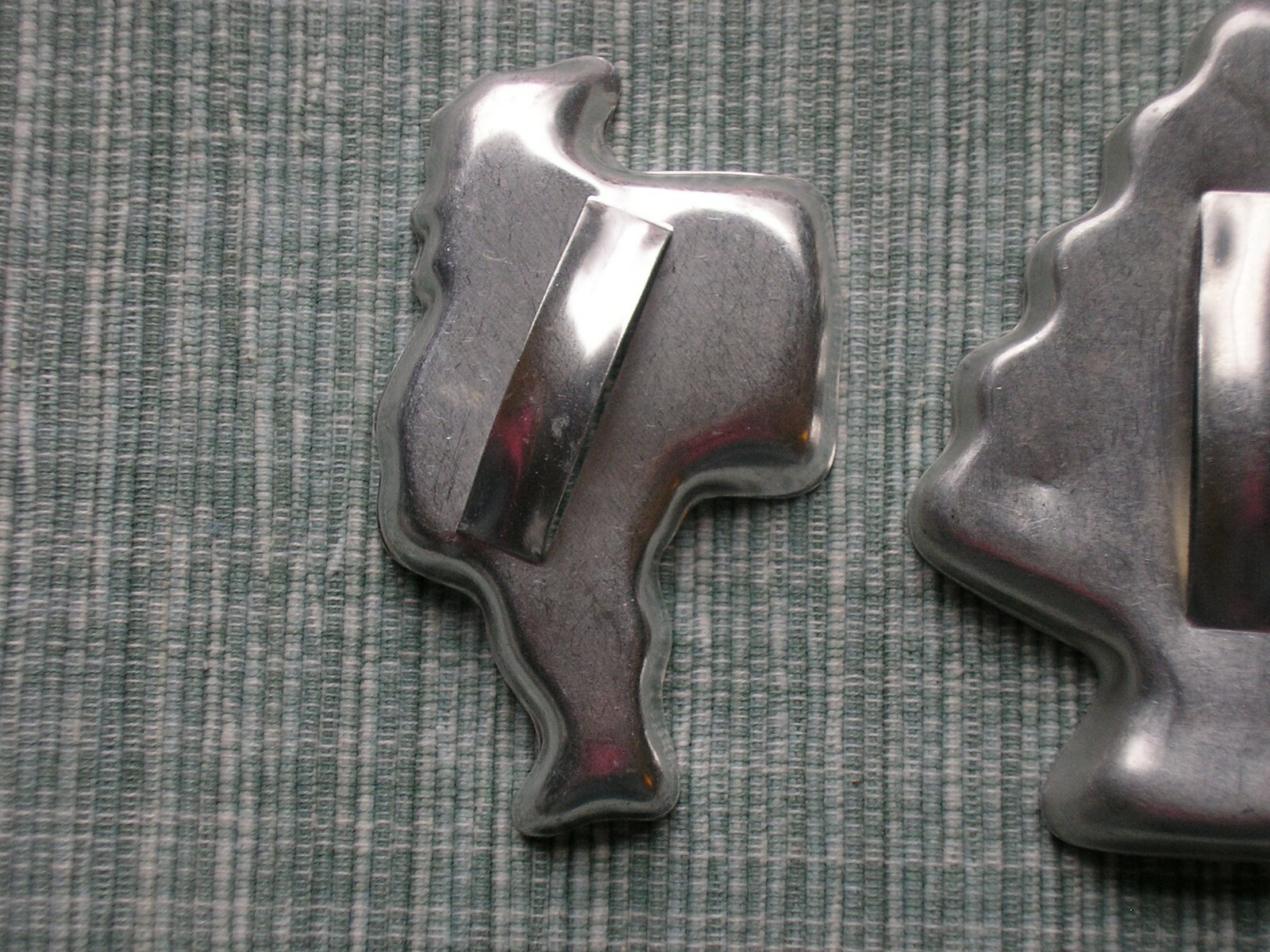 Vintage  Aluminum Cookie Cutters - Lot of 3 Christmas Theme