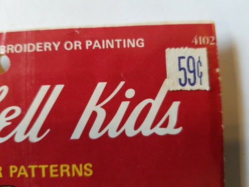 Sewing Transfer Pattern 4102 Vtg Campbell Soup Kids Vogart Embroidery Painting