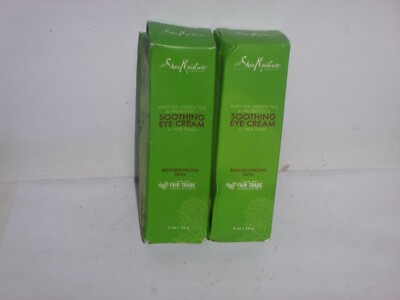(2 pack)  Shea Moisture SOOTHING EYE CREAM - Probiotics - Milk Thistle -.5oz eac
