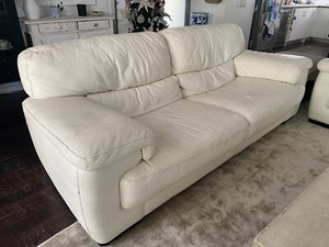freedom leather lounge with chaise