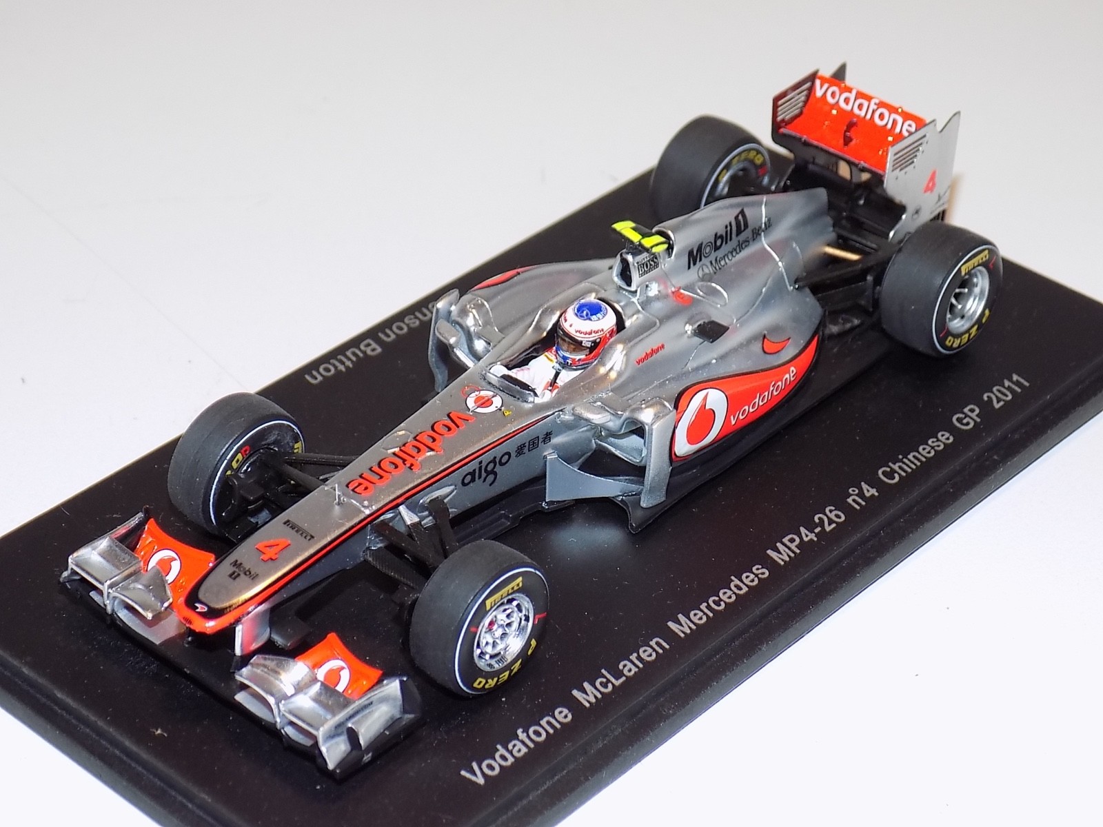 1/43 Spark McLaren Mercedes MP4-26 car #4 2011 Chinese GP J