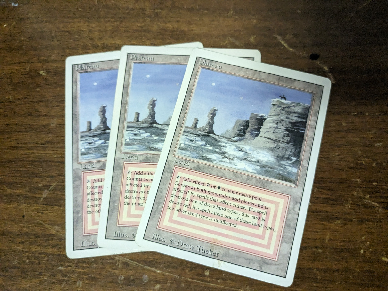 Plateau EN デュアルランド MTG Plateau MTG Rare Magic the Gathering Vintage Dual Land Card