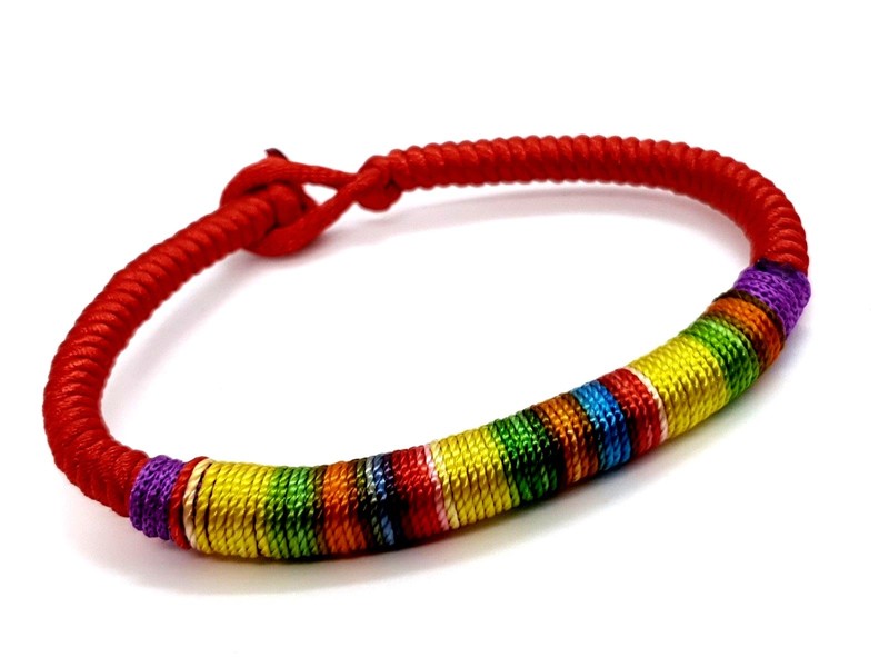 Bracelet Lgbt Pride Rope Wristband Uk Seller Uk Stock
