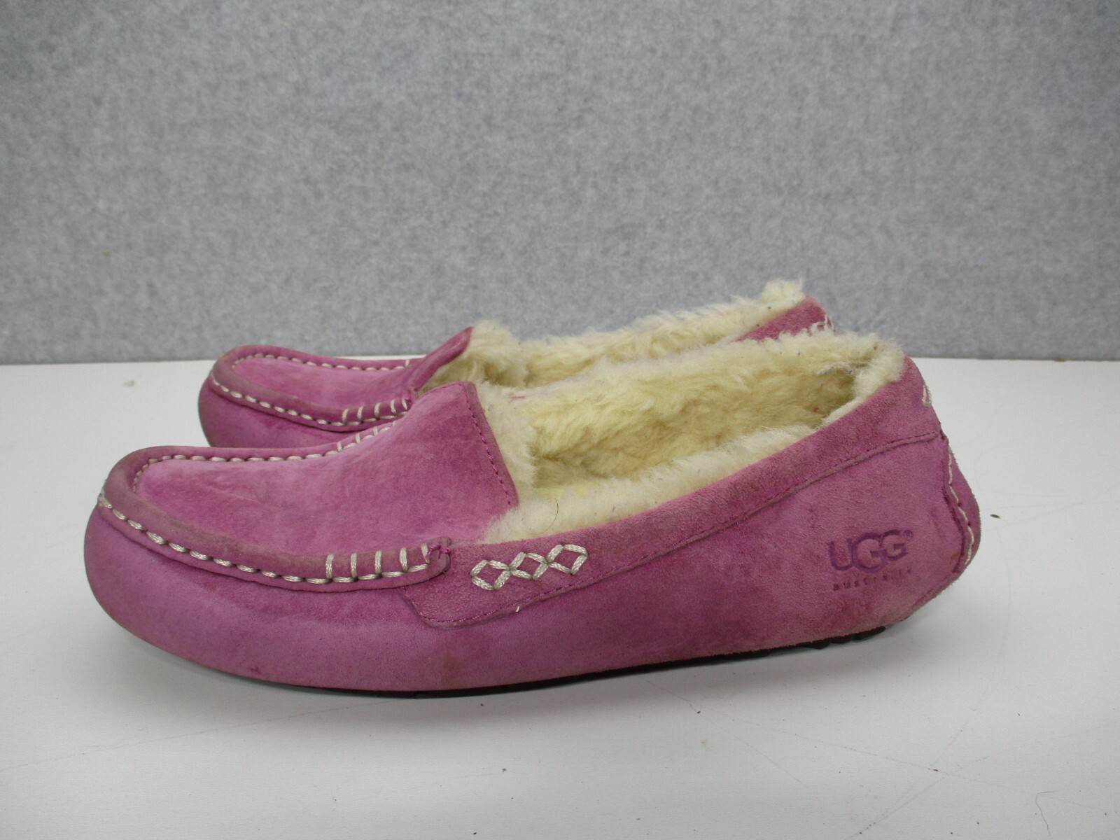 Ugg Ansley Slippers Slip On Shoes Womens Sz 5.5 Pink | eBay