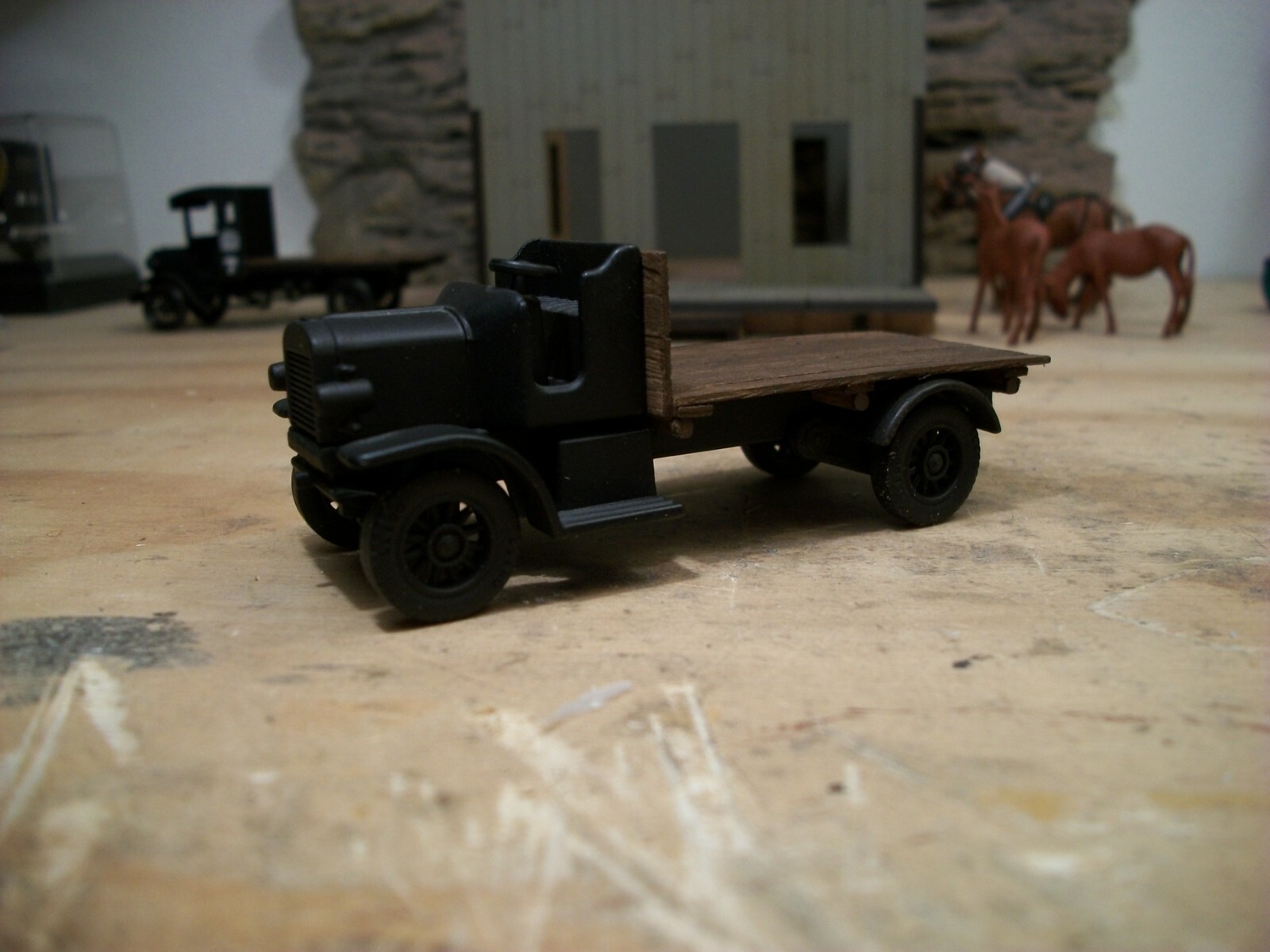 S Sn2 Sn3 1922 GMC FLATBED TRUCK  Custom built and finished 1/64 Metal NEW