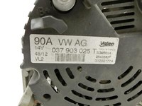 Seat Ibiza 6J 12-15 TSI 1,4 63KW Lichtmaschine Generator 90A Seat Ibiza 6J 12-15 2012 038903018R 037903025T SG9B024... Vorschau 5