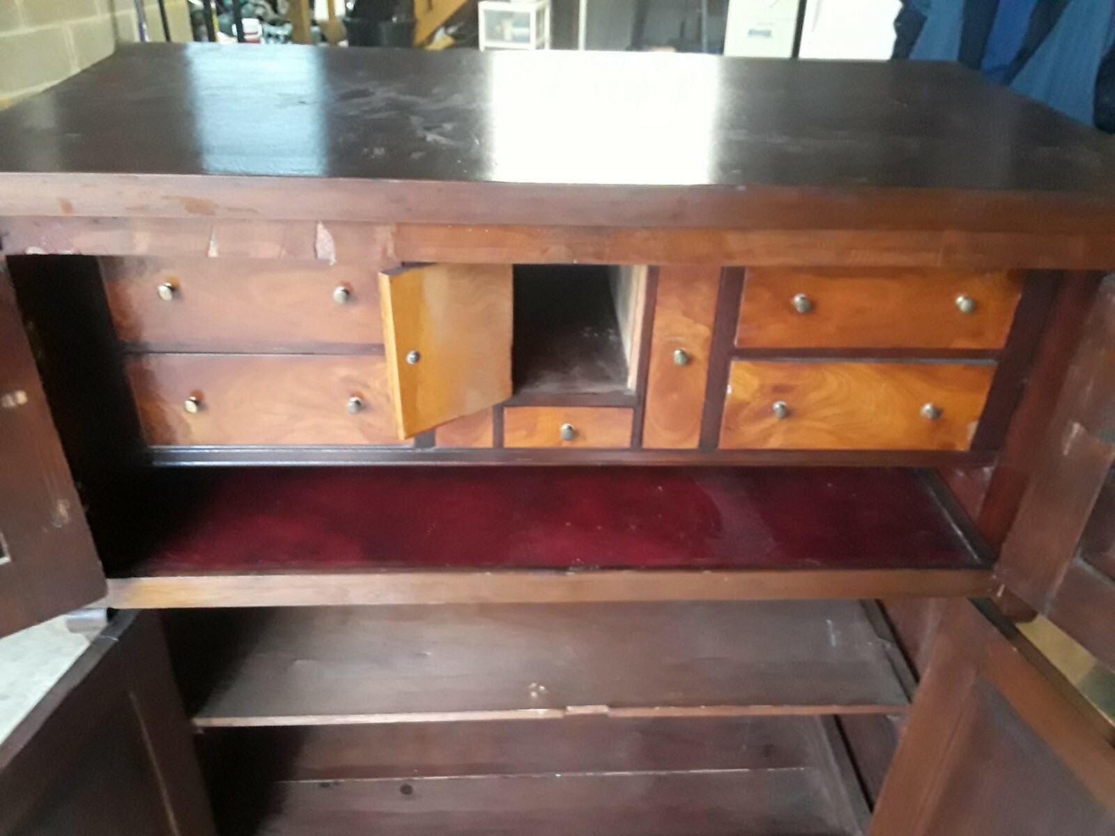 campaign secretary desk in good shape