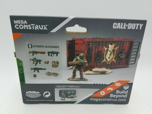 Mega Construx Call Of Duty Solo Mercenary Outpost 52pcs Army Weapoms Storage COD
