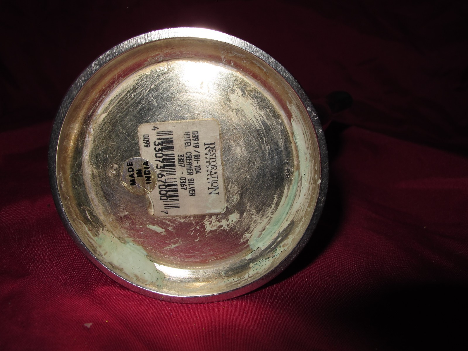 Silverplate Restoration Hotel Creamer mini Coffeepot Style