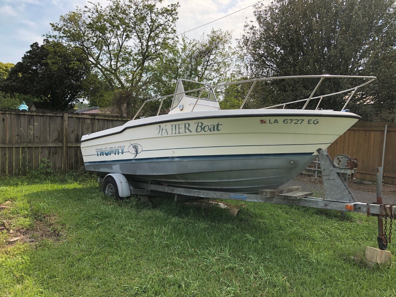 1991 Bayliner Trophy 20'6" Center Console & Trailer - Louisiana