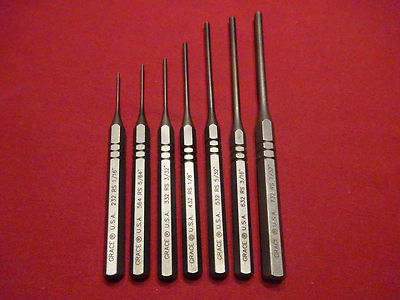 GRACE USA SRP-19-S-BB  19 PC ROLL PIN AND HOLLOW PUNCH SET ! GUNSMITH  MACHINIST