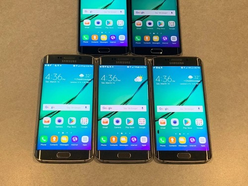 Lot of 5 Samsung Galaxy S6 Edge G925T T-mobile + GSM Unlocked Smartphones