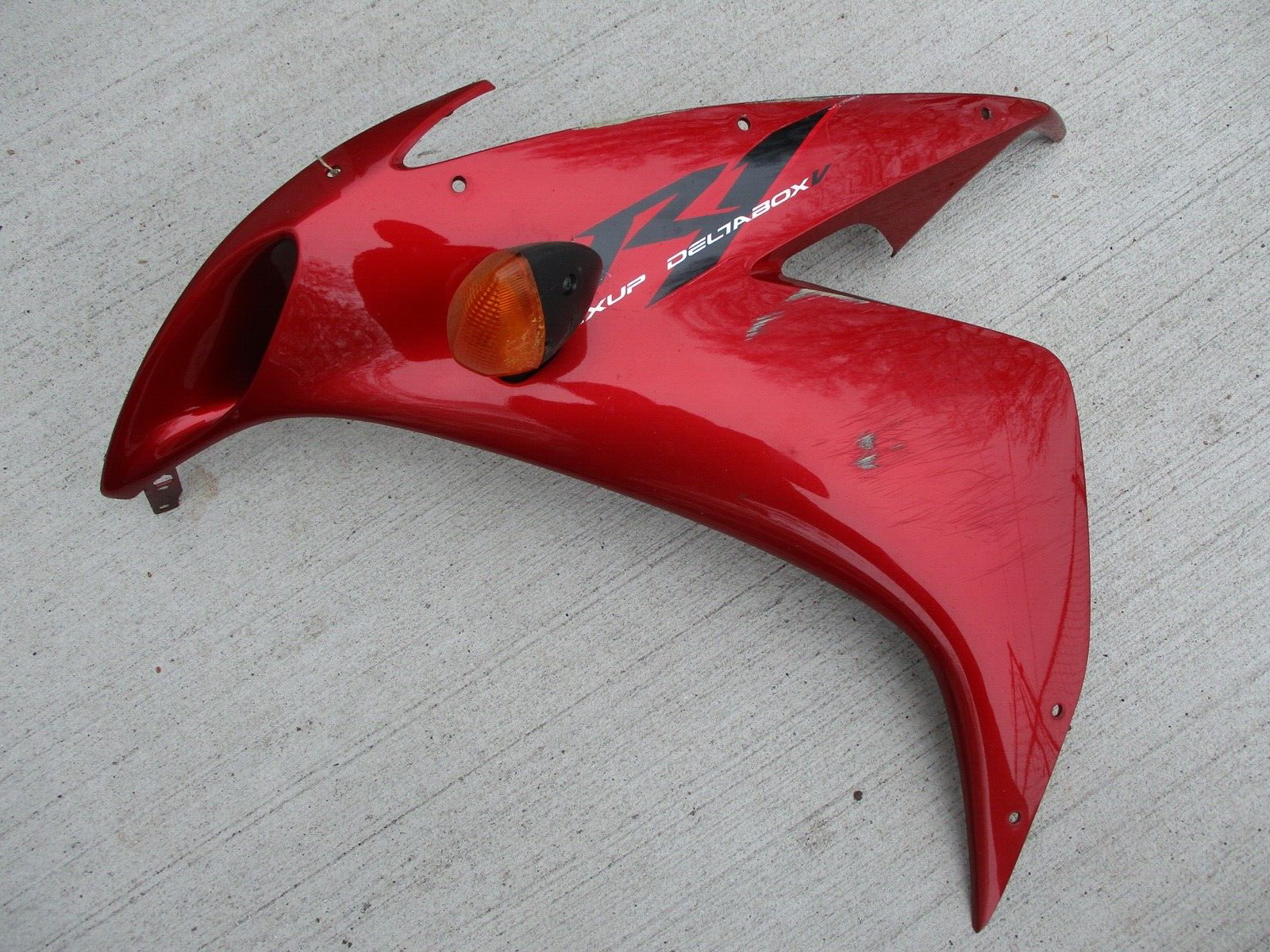 Yamaha YZF R1 1000 left Front upper plastic Fairing Cowl fender