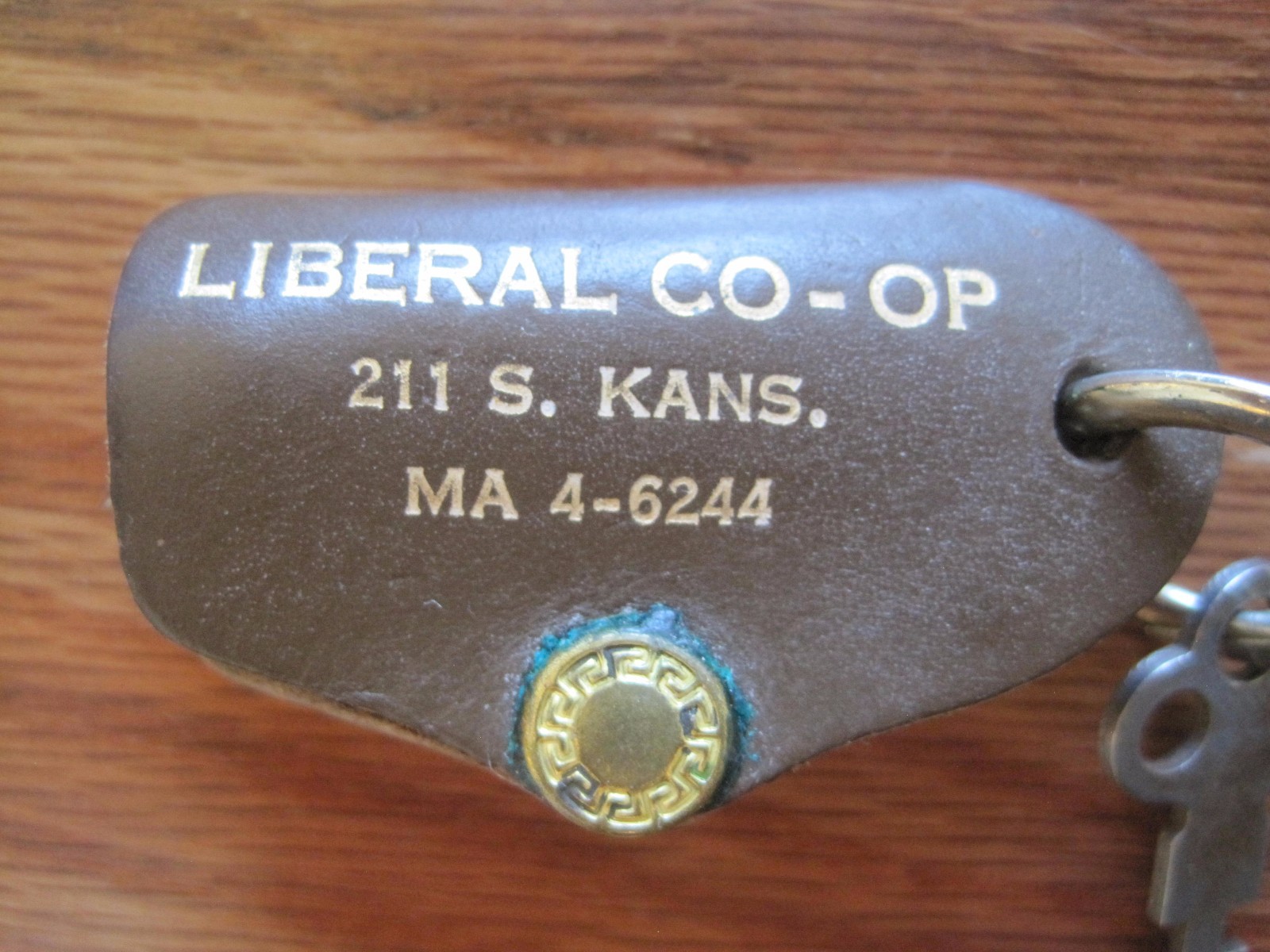 Liberal Co-op Advertising Key Chain W/ Nail Clippers & First Federal Savings Fob
