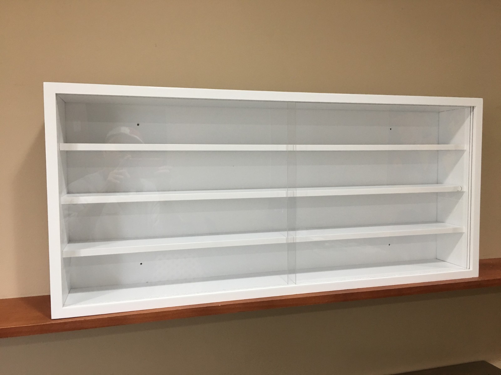 Display case cabinet shelves for diecast 1/25 scale cars - 4 Compartments