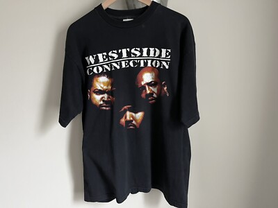 Vintage 1996 Westside Connection Bow Down Bootleg Rap Tee Shirt Ice Cube Size XL