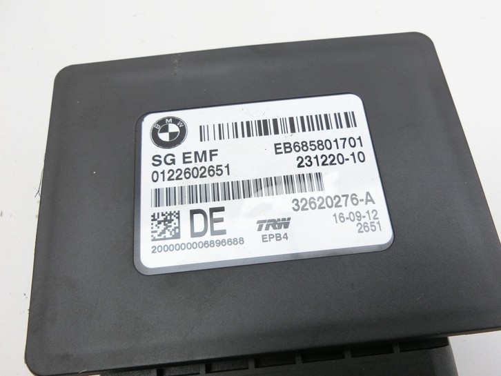 BMW X3 F25 10-14 Steuergerät Elektrische Feststellbremse EMF BMW X3 F25 10-14 24.01.2013 0122602651 32620276-A... Vorschau 2