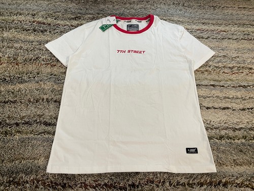 7th​ Street Brand Original Streetwear White Cotton T-Shirt