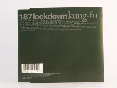 187 LOCKDOWN KUNG-FU (K3) 6 Track CD Single Card Sleeve WARNER