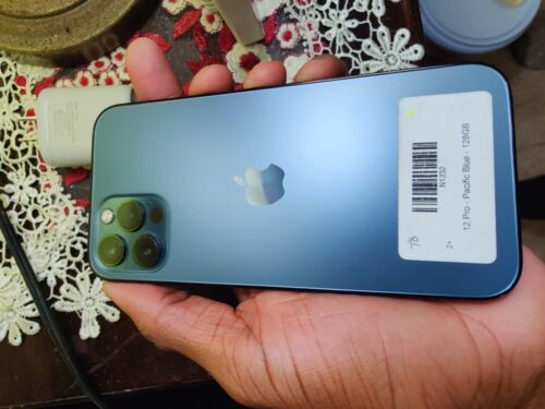 Apple iPhone 12 Pro - 128GB - Pacific Blue - Factory Apple iPhone 12 Pro - 128GB - Pacific Blue - Factory