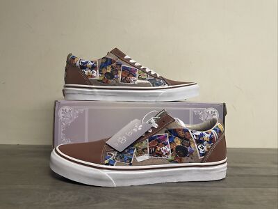 Vans Disney Old Skool Shoes 100 Scrapbook Multi Sneaker Men's Size 12 NEW