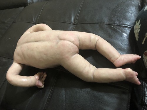 Full Silicone Body Painted Anatomically Correct Girl