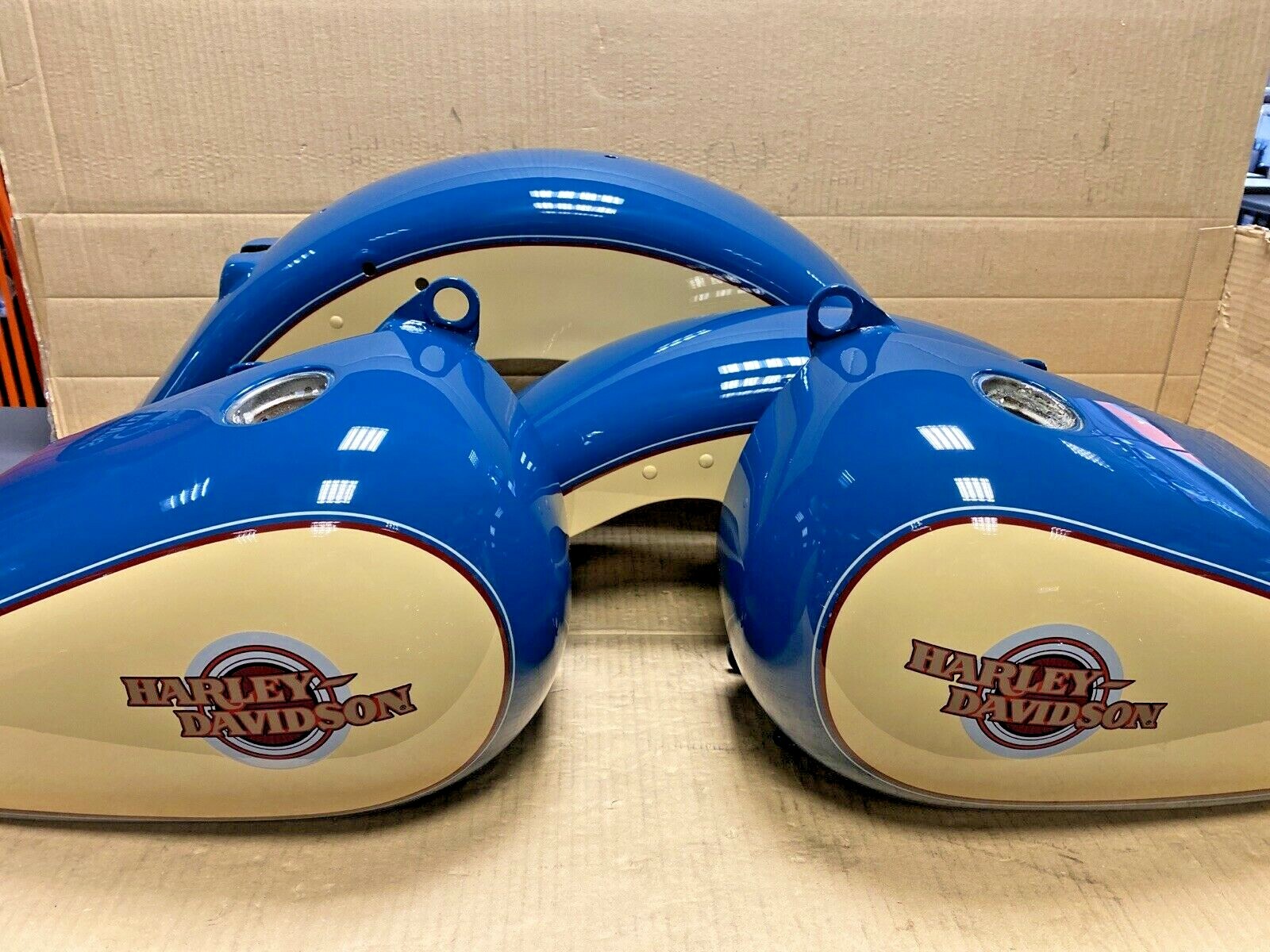 HARLEY-DAVIDSON AMF タンク 青 スポタン ハーレーダビッドソン